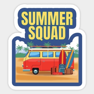 Summer Squad Sticker